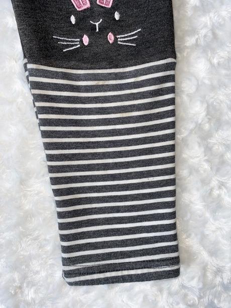 Šedé zateplené legíny, 98