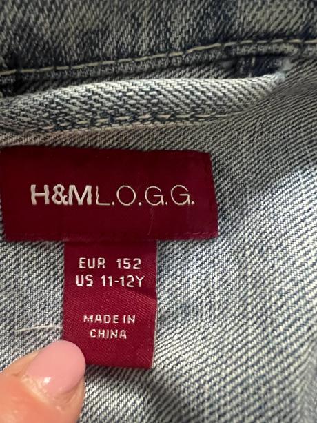 Džínová bunda h&m vel. 152, h&m,152