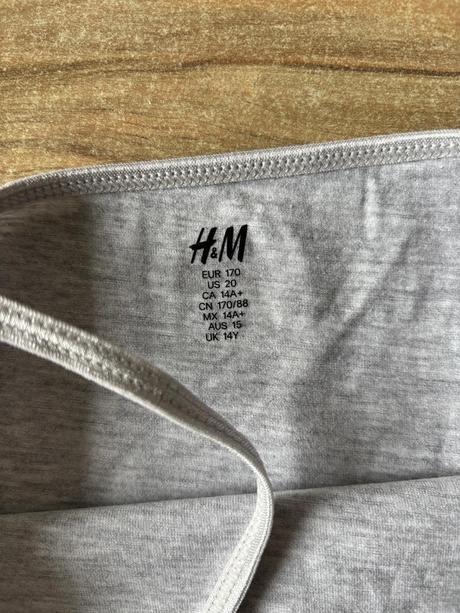 Tílko šedé hm, h&m,170