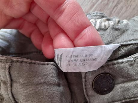 Khaki kalhoty zn. hm, vel. 134, h&m,134
