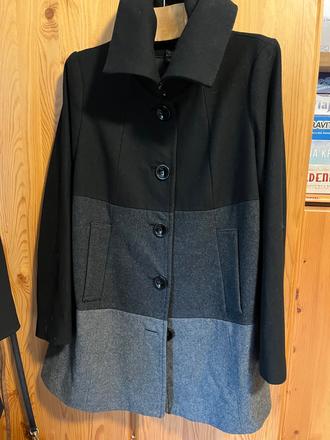 Krásný teplý vlněný kabát, h&m,42