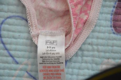 128 dívčí kalhotky, f&f,134