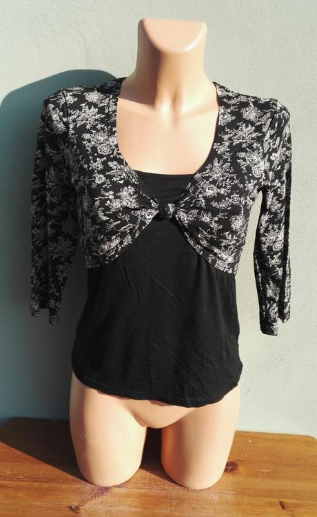 Květovaný top 2v1 orsay - vel.36, orsay,36