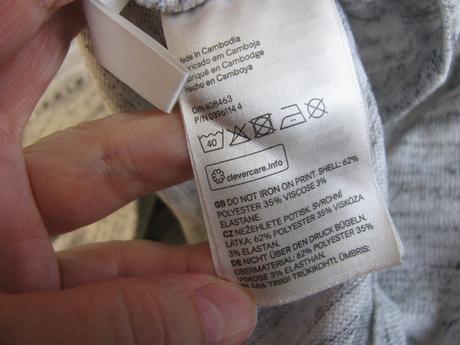 Dámská halenka z pleteniny, šedý střik, h&m,m