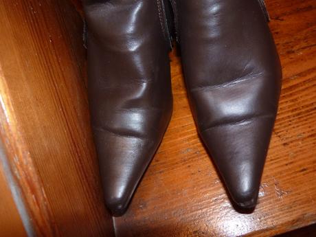 Vysoke hnede kozacky 37, 37