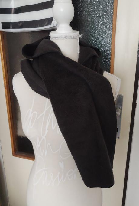 Šálo-kapuce heboučká a teplá, 