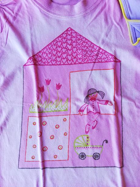 Sada dívčích triček vel. 128., 128