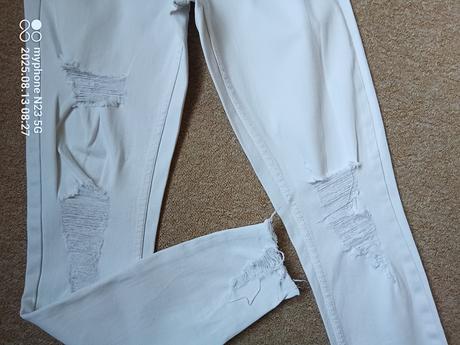 Rifle trhané zn."denim co " vel."38/m", denim co,38