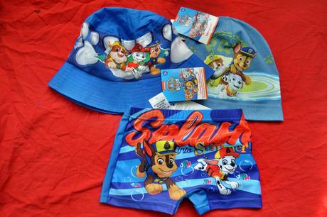 Patrola plavky,klobouček a čepka bavlna,v.104, nickelodeon,104