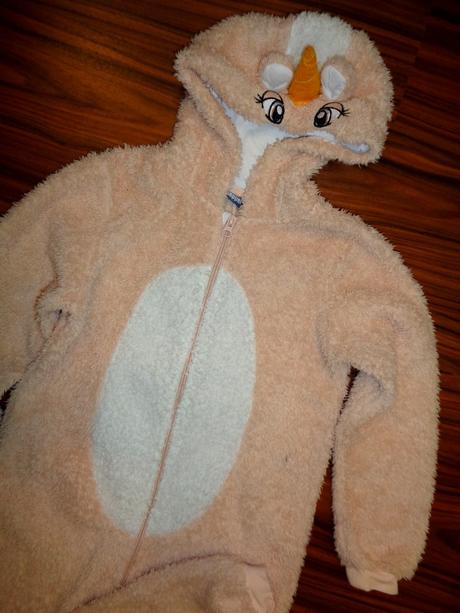 Kouzelný zlatohnědý overal jednorožec 134/140, pepperts,134