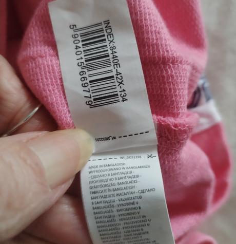 Mikino šaty vel.128-135, sinsay,128