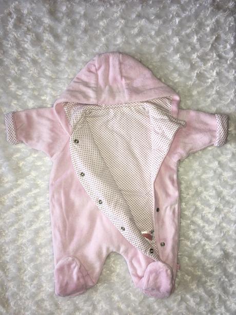 Růžový sametový overal/kombinéza mothercare, mothercare,50