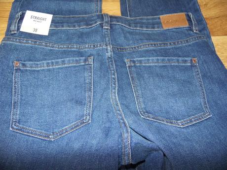 Dámské straight mid waist džíny, orsay,38