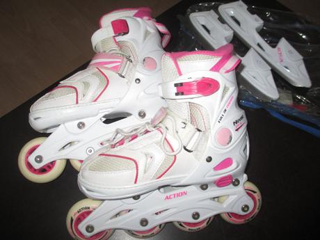 Nastavitelné brusle action 2v1 31-34, 32