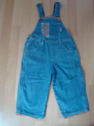 Lacláčové džíny se zvířecím motivem, vel. 3 roky, 92