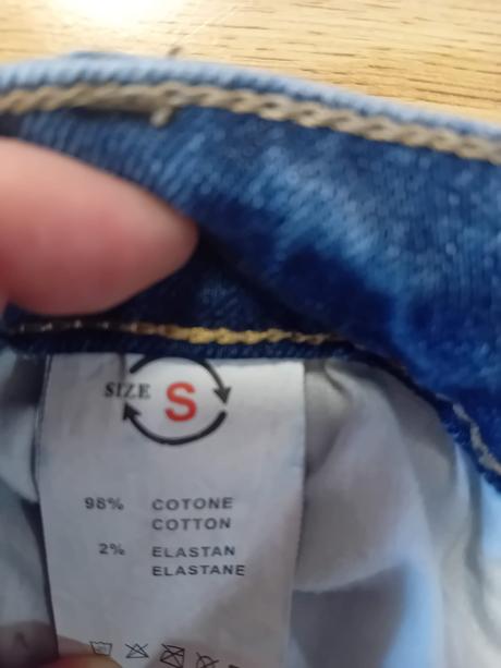 Džínové kraťasy, vel. s, s