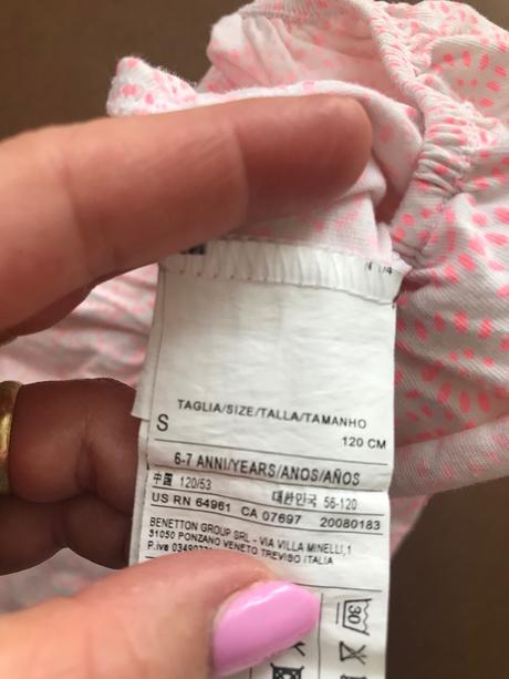 Ob/ overál letní - v.116/122, benetton,116