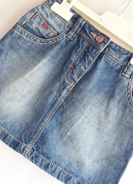 Sukně džínová vel. 5 - 6 let, nutmeg,116