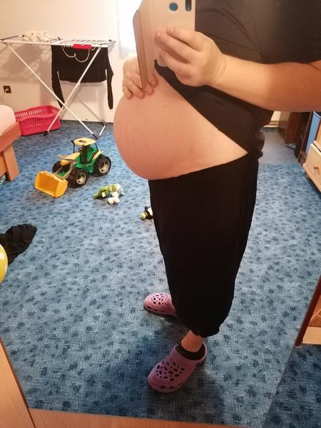 Bříško hodně dole. Znamená to blížící se porod?