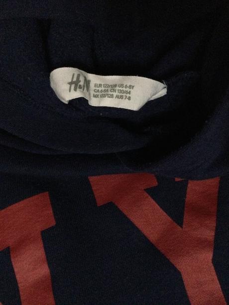 Mikina 122/128, h&m,122