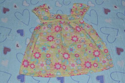 Letní halenka, tunička s kytkama, zn. m+co kids, 98