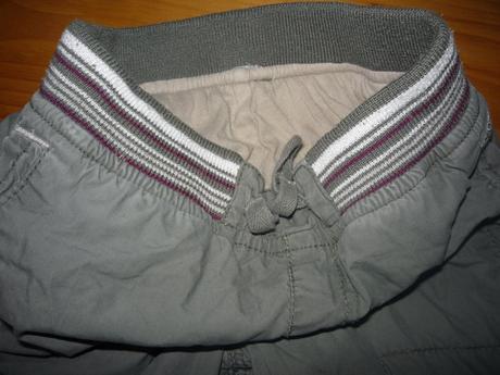 Plátěné podšité kalhoty, 98