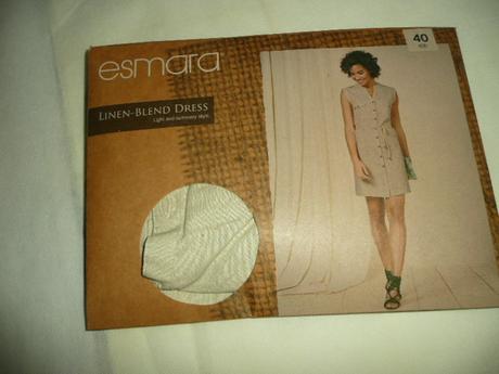 Šaty letní len vel 38/40 béžové, esmara,38 / 40