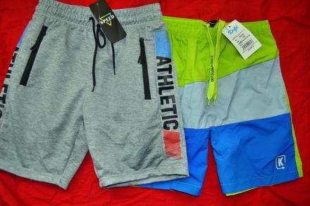2x výborné  chlapecké kraťasy kugo,v.134,140, kugo,134 / 140