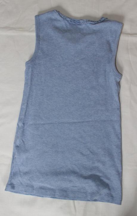 Ob41. bleděmodré vroubkované tílko 8-9 let, george,134