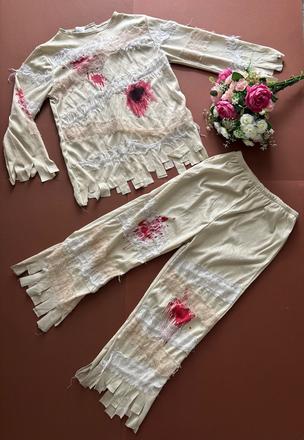 An17/ kostým zombie mumie - v.7/8 let, 