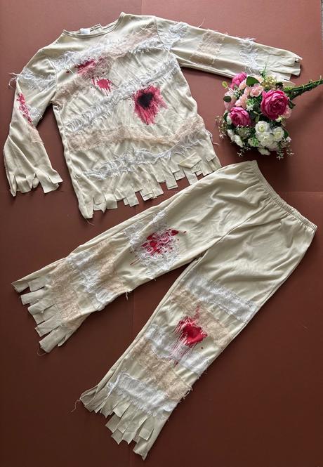 An17/ kostým zombie mumie - v.7/8 let, 