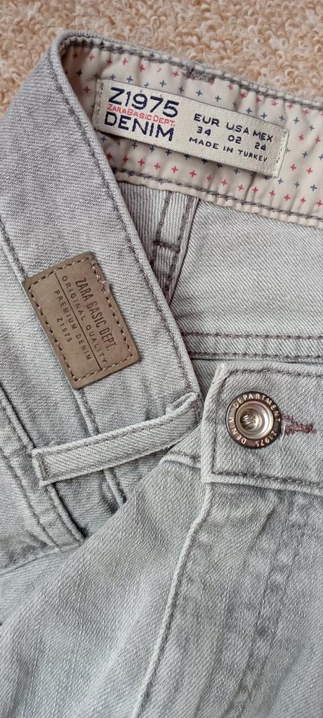 Rifle zn."zara basic dept" vel."34 i větší vel", zara,34