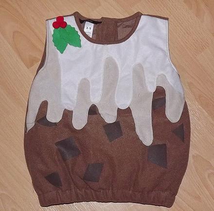 Karnevalový kostým vánoční pudink, 