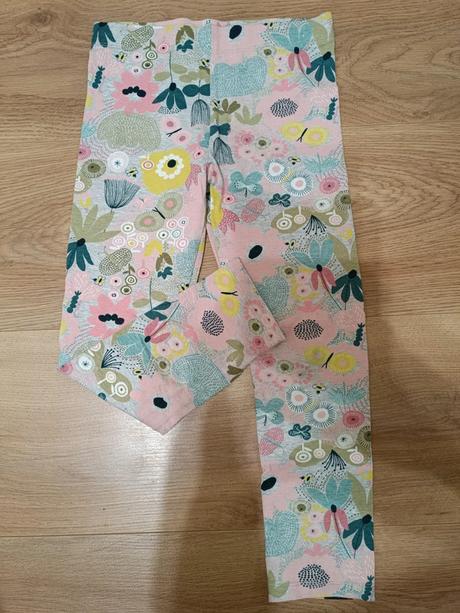 Legíny s květy 116 nutmeg, nutmeg,116