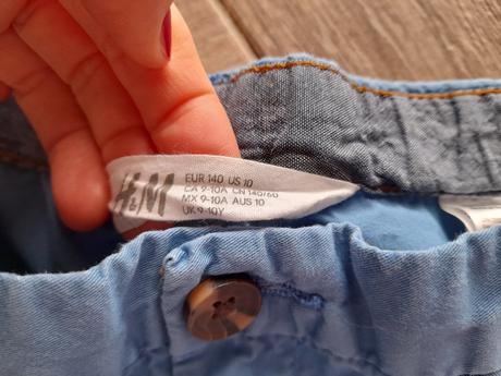 Chlapecké plátěné kalhoty vel. 140, h&m,140