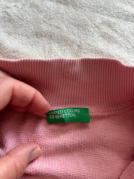 K5/ mikina růžova zn. benetton - v.7/8 let, benetton,128