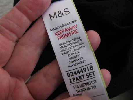 Černé bavlněné pružné šortky, marks & spencer,122