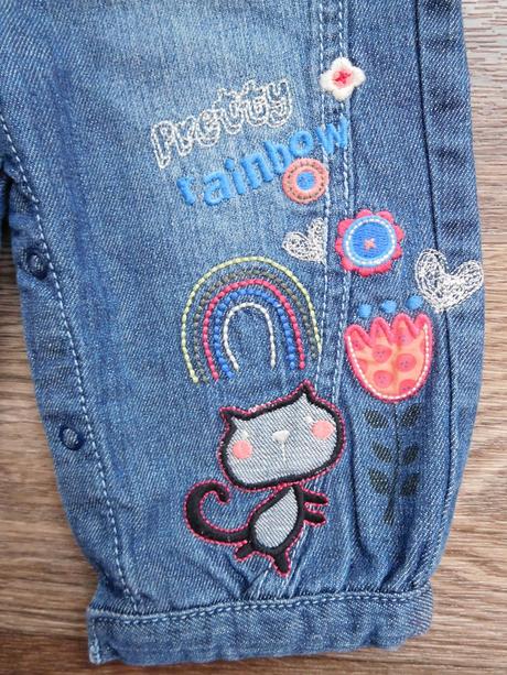 Riflové lacláčky vel. 74/80, marks & spencer,74