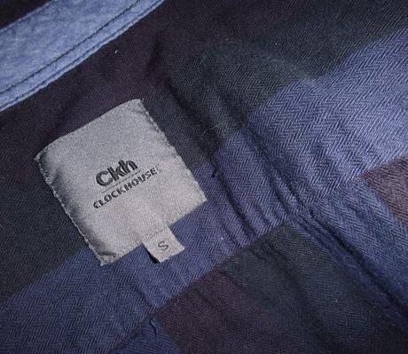 Teplejší pánská /chlapecká/ košile - vel.s-m, c&a,s