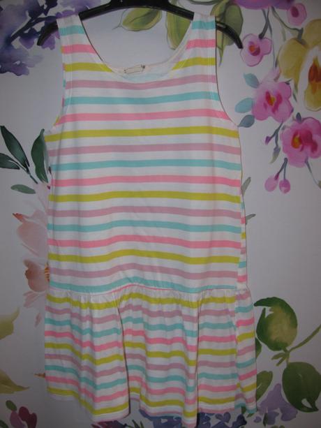 Bavlněné dívčí šaty h&m, h&m,128