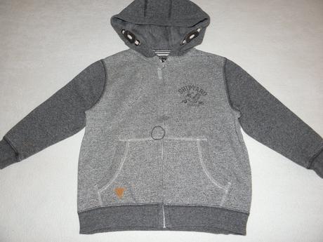 Šedá mikina zn. tu vel.104, tu,104