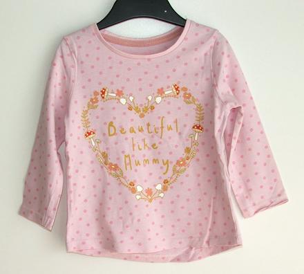 W326 dívčí tričko vel. 86, matalan,86