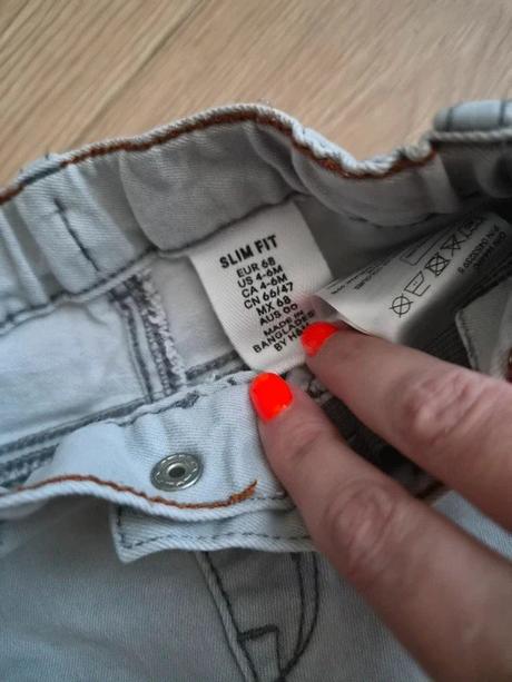 Džíny h&m, vel. 68, h&m,68
