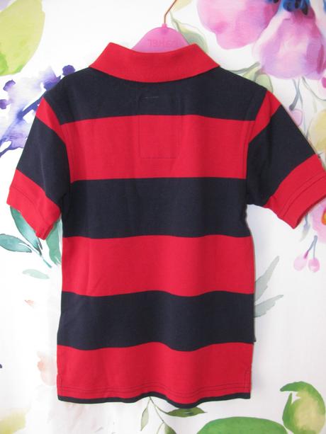 Chlapecké červeno modré polo tričko nautica, 116