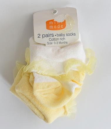 Ponožky vel. 0 - 3 m, mini mode,62