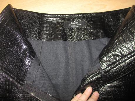 Koženková mini xs/152, bershka,152