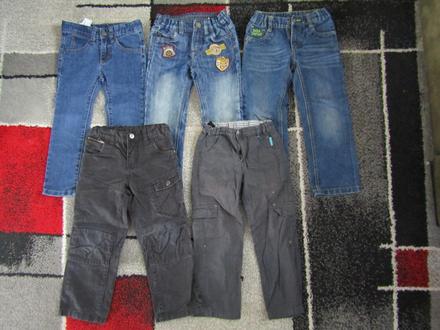 5 x kalhoty,rifle pro kluka vel.104/110 zn.lupilu, lupilu,110