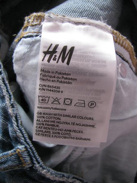 Dámské, dívčí džínové kraťasy h&m, h&m,36