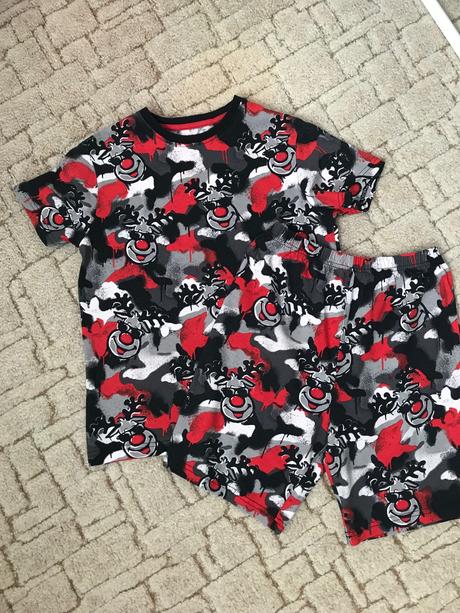 Bavlněné pyžamko - vánoční motiv, 134