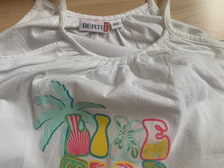 Tílko & tričko s palmou berti nkd vel. 122, berti,122